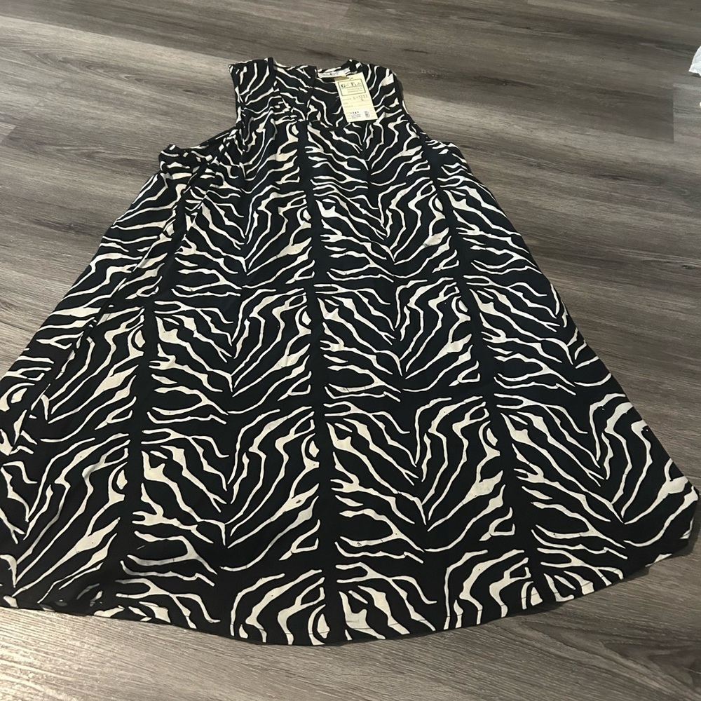 Stylish Zebra Print women Dress